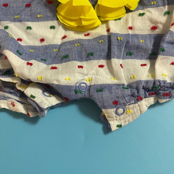 Mud Pie Girls Infant Romper with Pineapple Size 0-3 Months - Picture 4 of 8